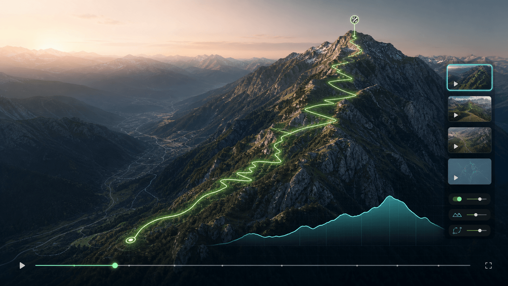 PathCine 3D Terrain Telemetry